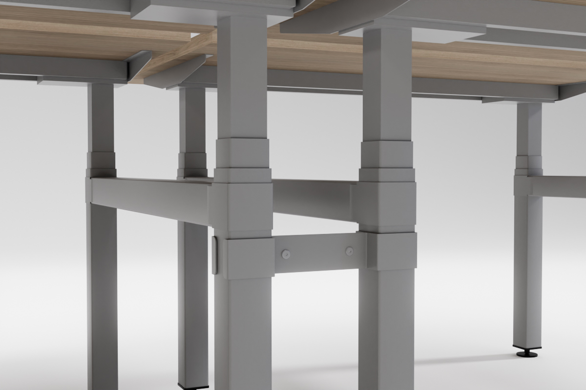 Separator for desk arrangements