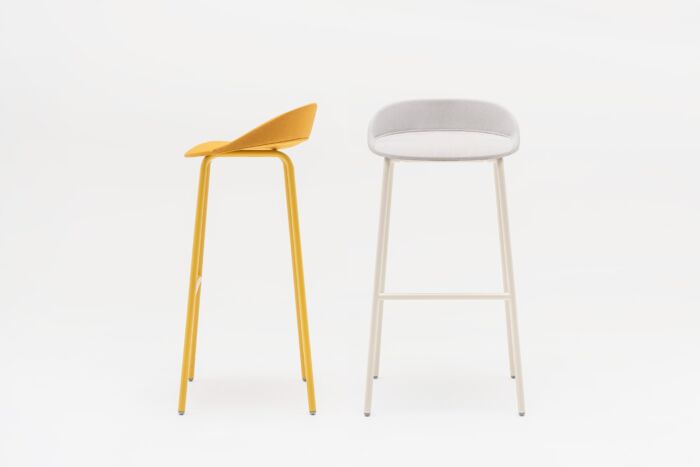 Team - high stool upholstered