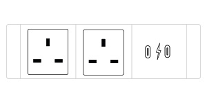 Mediabox M06 UK (2x230V, 1xUSB C / C 65W charger) x 2