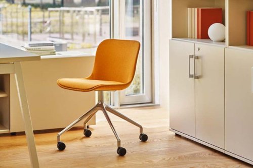 Baltic 2 Classic - chair polished aluminium base