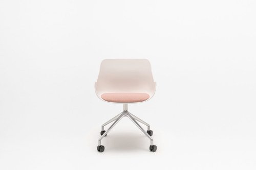 Baltic Remix chair polished aluminium base