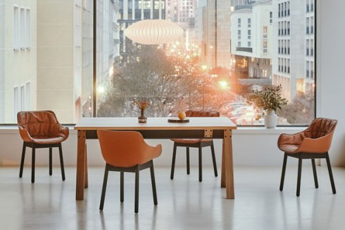 Baltic Soft Duo - chair with wooden base