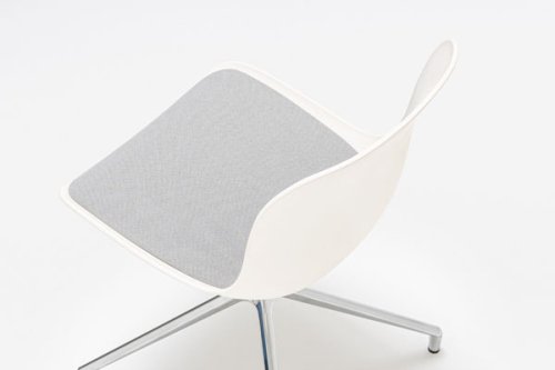 Baltic 2 Remix - chair polished aluminium base