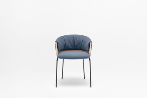 Collar chair 4-legged base