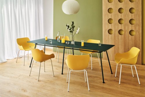 New School - bench table
