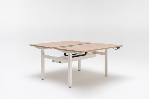 Ogi Drive Bench with common cable tray bench desk with electric height adjustment, twin-motor frame