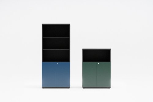 Color half-bookcase