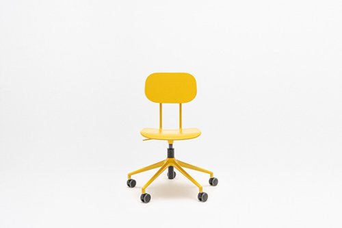 New School - plywood chair with height adjustment