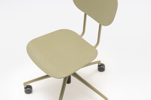 New School - plywood chair with height adjustment