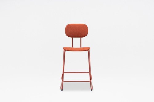 New School upholstered high stool