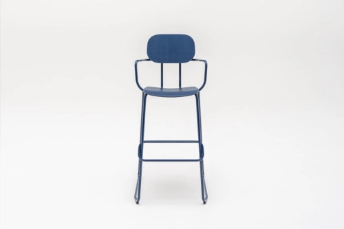 New School sgabello in legno multistrato
