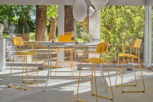 New School - plywood high stool