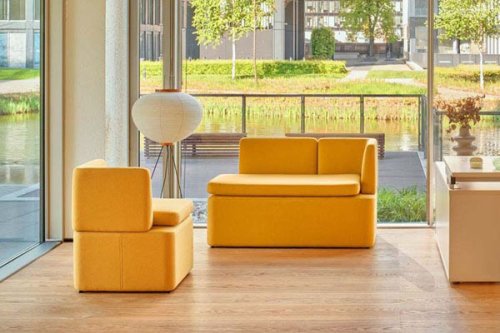 Kaiva - fauteuil modulaire bas