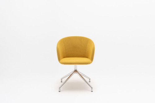 Grace - chair polished aluminium base