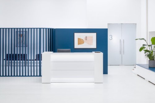 Valde modular reception desk