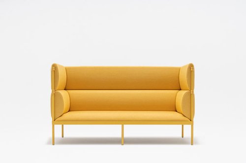 Stilt sofa high backed