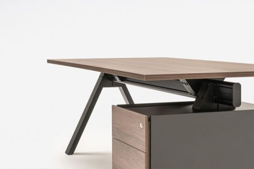 Viga - executive desk with pedestal