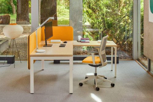 Sonic - acoustic side and cross desk screens