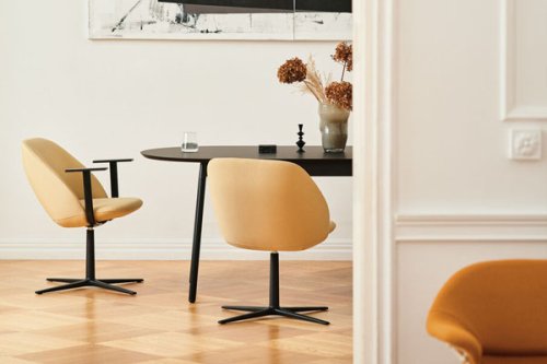 Paralel - lounge armchair swivel base