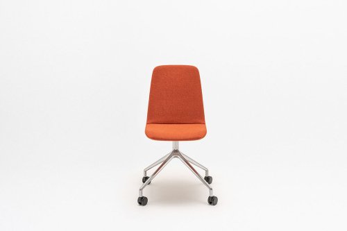 Ulti - chair polished aluminium base