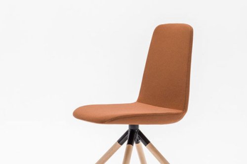 Ulti - chair wooden swivel base