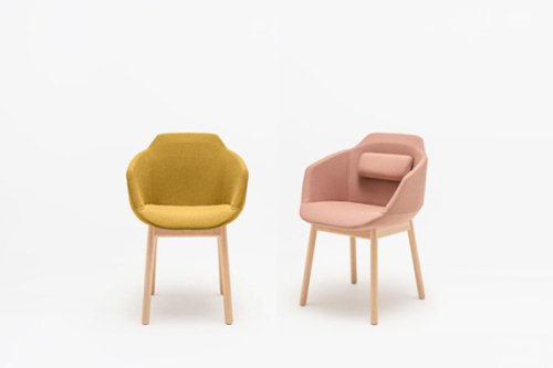 Ultra - chair with wooden base