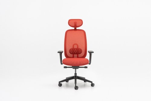 Red task chair