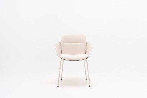 Senda chair with a four-legged metal base