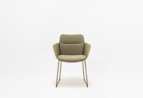 Senda chair with a sled base